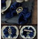 Hoshibako Works Dimensional Velvet Versatile Neckbow Hair Clip Brooch(Pre-Made/Full Payment Without Shipping)